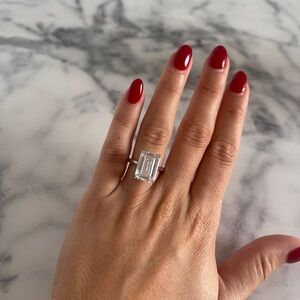 Sona Diamond Engagement Ring